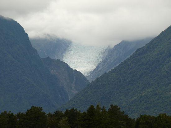Und der Fox Glacier war weiterhin nicht komplett zu sehen