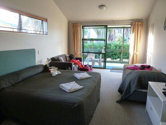 Das Innenleben meines Studios und ja ich war alleine - Platz für 3 hätte es aber gegeben