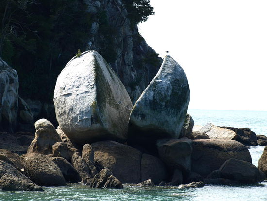 Der Split Rock - sieht us wie ein zerteilter Apfel 