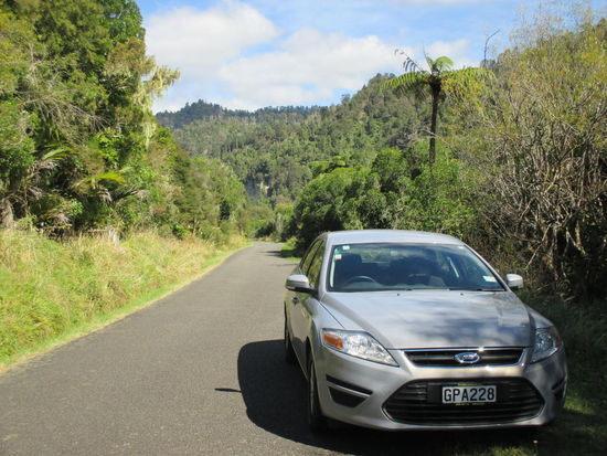 Und wenn doch mal ein Auto kam, dann konnte man schon gut ausweichen