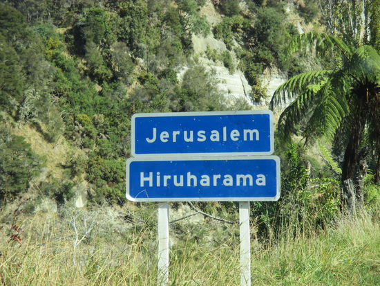 Nächster Halt war dann Jerusalem oder Hiruharama, der Standort der Mission