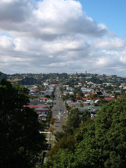 Aussicht auf Whanganui kurz vor dem Virginia Lake