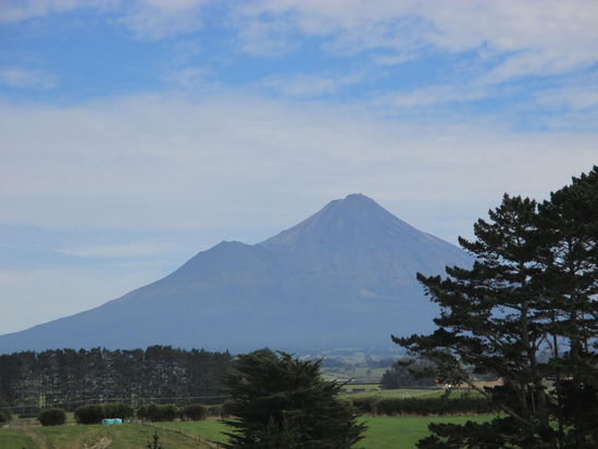 Der Mount Taranaki war aber gar nicht zu übersehen und prägte meine ganze Fahrt ab Patea nach New Plymouth