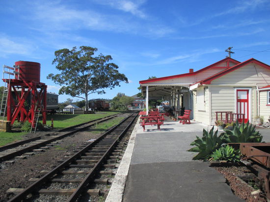 Der Bahnhof wird aber nur noch für Nostalgiezugfahrten genutzt