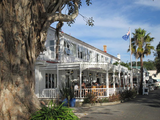 Das Hotel Duke of Marlborough mit der ältesten Schanklizenz Neuseelands