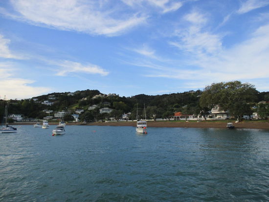 Blick vom Steg auf Russell