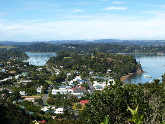 Blick vom Flagstaff Hill auf Russell