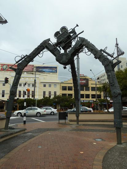 Der Tripod von Weta Studios - den Special Effects Team von Herr der Ringe und Co.