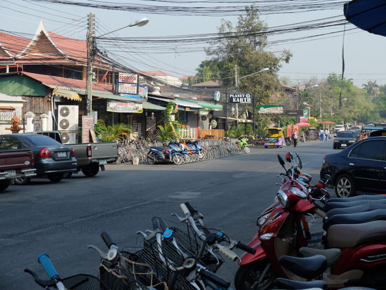 Irgendwo dahinten war mein Guesthouse 