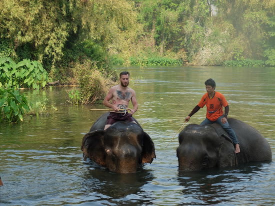 links unser guide - der durfte dann doch auch mal rauf - naja seit fast 4 Wochen hier 