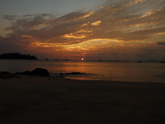 Sonnenuntergang --- immer wieder anders 