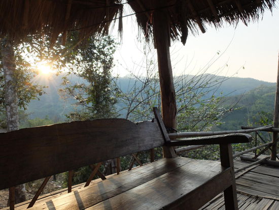 Ausblick von der Terrasse auf der wir den Abend verbracht haben - toll!!