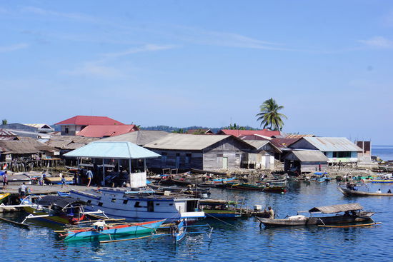 Wakai ist zentraler Handelsposten auf den Togians