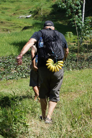 Wanderung durch die Reisfelder, Proviant dabei