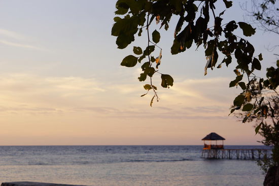 Blick aus unserem Bungalow