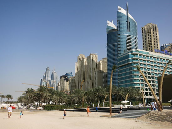 ...und ein kleiner Teil Dubais in echt