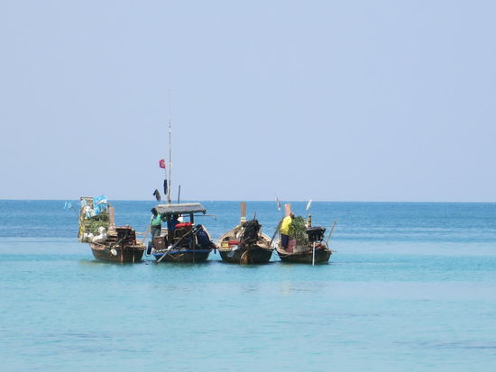 Fischerboote vor Buffalo-Island
