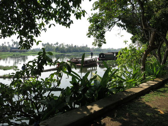 Sampran Riverside Hotel - unsere erste Station: der Blick vom Hotel