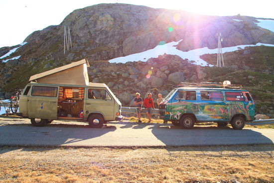 die Bulligemeinschaft ist europaweit stark, hier trafen wir zwei Polen...