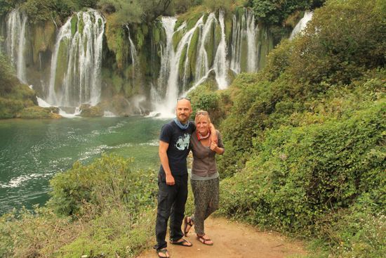 Kravica Wasserfälle nahe der kroatischen Grenze