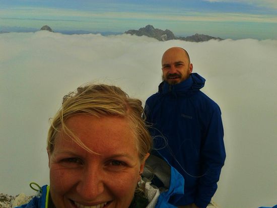 schwerelos über den Wolken