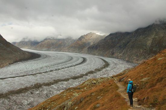 umsäumt von mehreren Viertausender-Gipfeln. Zu den bekanntesten zählen Jungfrau, Mönch und Eiger