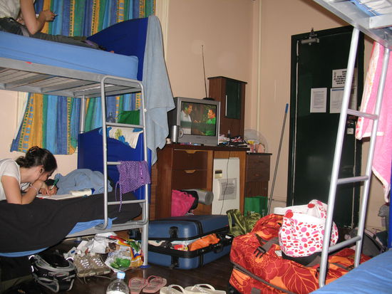 so sah unser Raum in Sydney aufgeraeumt aus 