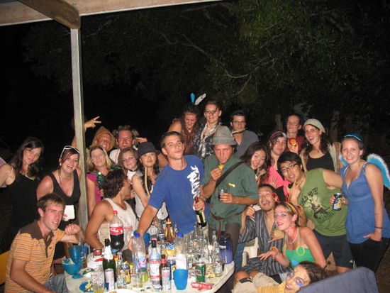 Kostuemparty Samstagsabends auf der Farm