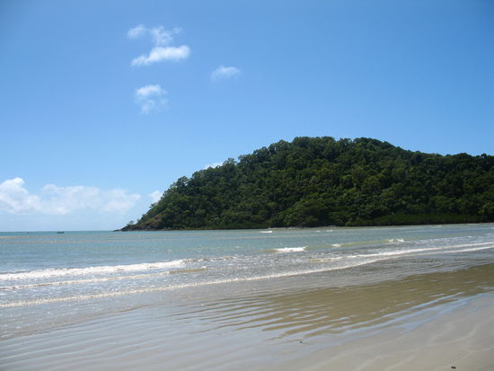 Cape trib vom Strand aus