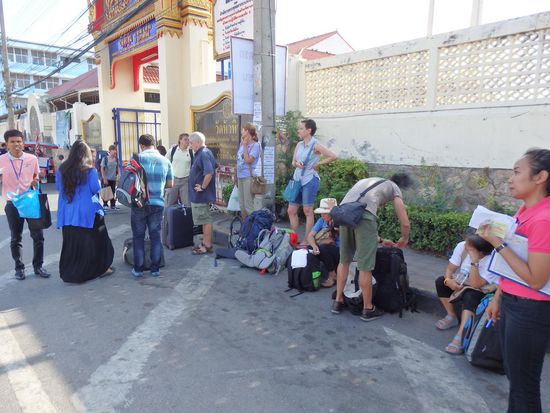 Haltestelle in Hua Hin.