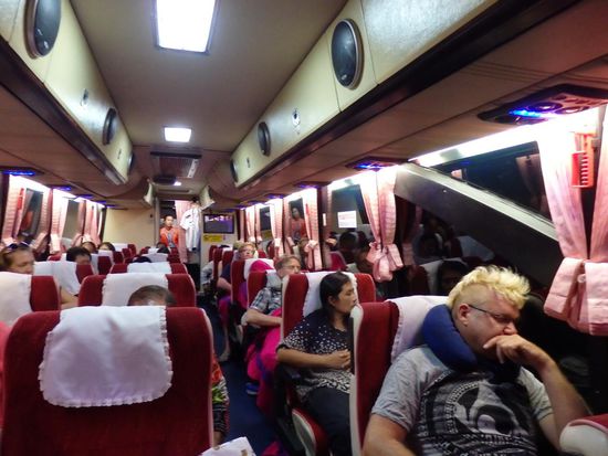 So sieht das von innen aus, war kurz nach dem Einsteigen.