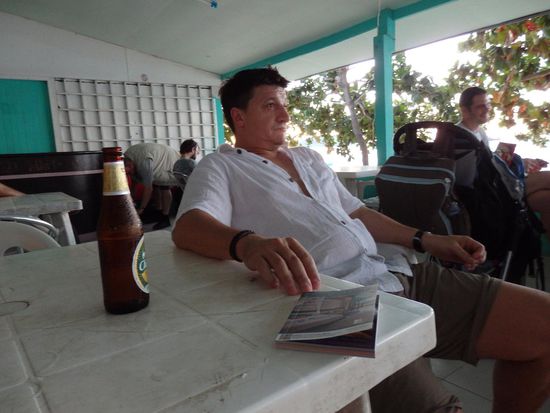 Warten auf die Fähre