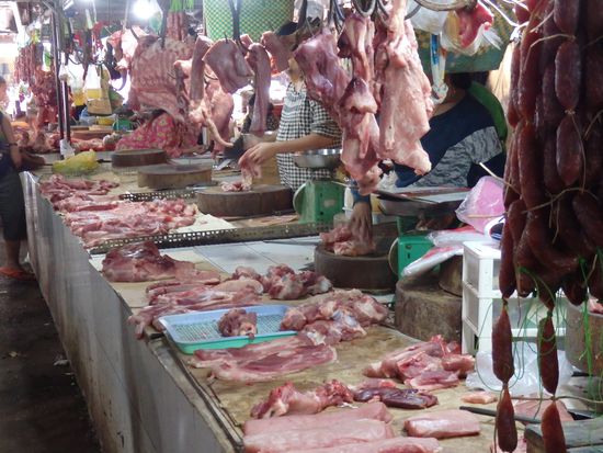 Und auch alle Fleischsorten sind im Angebot.