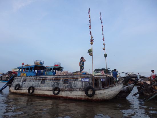 Keine Hektik auf dem Wasser, also keine Marktschreier, wie man sie kennt.