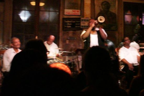 Fotografieren verboten - ein bisschen was erkennt man trotzdem, Jazz vom Feinsten!