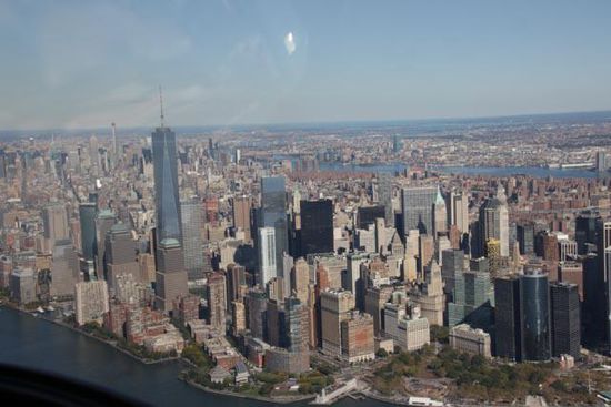 New York aus dem Hubschrauber