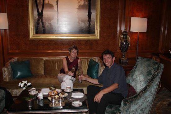 Afternoon Tea im Ritz Carlton - sehr vornehm