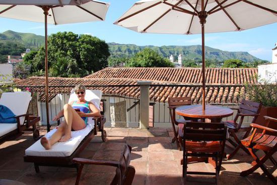 relaxen am Pool in Honda