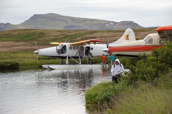 Landung in Kodiak