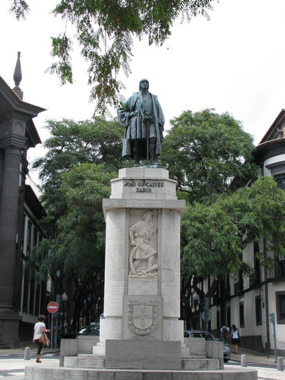 Der Besiedler der Insel.