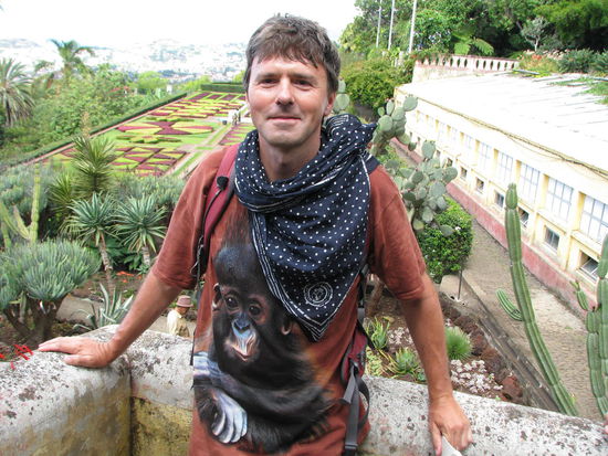 ein verschwitzter Markus