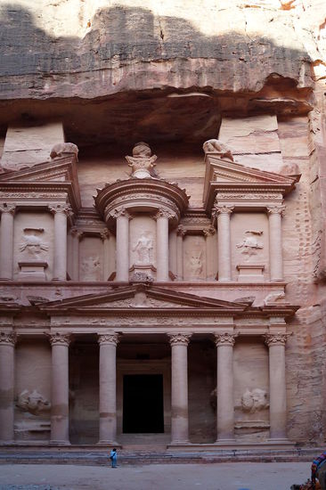 Das Khazne al-Firaun nochmal am früheren Morgen.