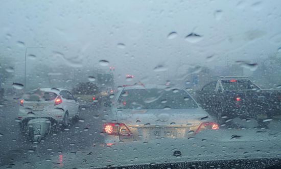 Ein kurzer Schauer, naja eher Monsun.