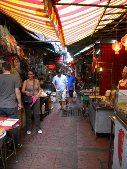 Einkaufgasse in Chinatown