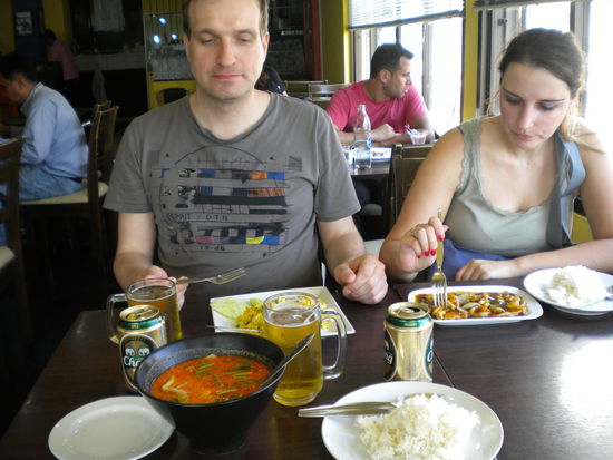 Alles lecker, ausser die Spaghetti (nicht im Bild)