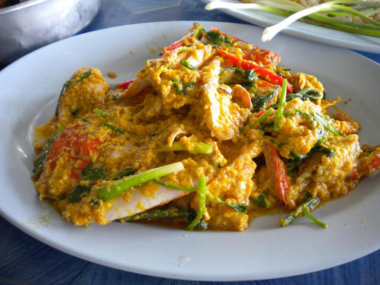 Der Krebs musste auch dran glauben.