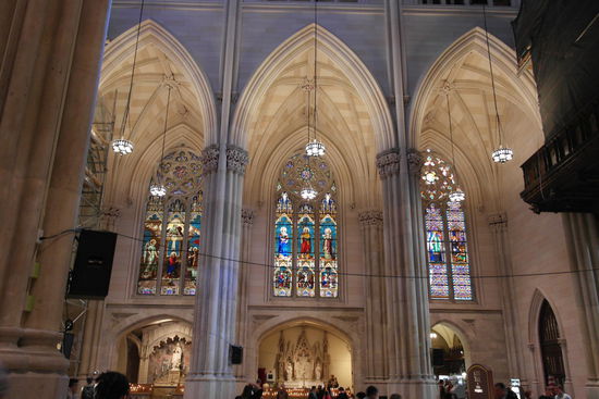 Ein sehr kleiner Teil der Kirche der gerad nicht restauriert wird