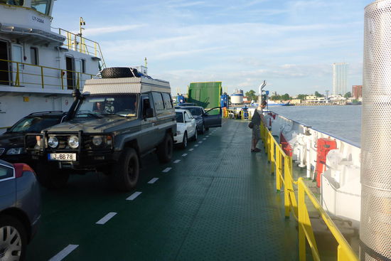 Auf der Fähre zur Kurischen Nehrung