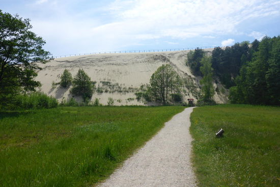 "Grosse Düne", von Nida aus gesehen, sie ist die größte Wanderdüne Europas