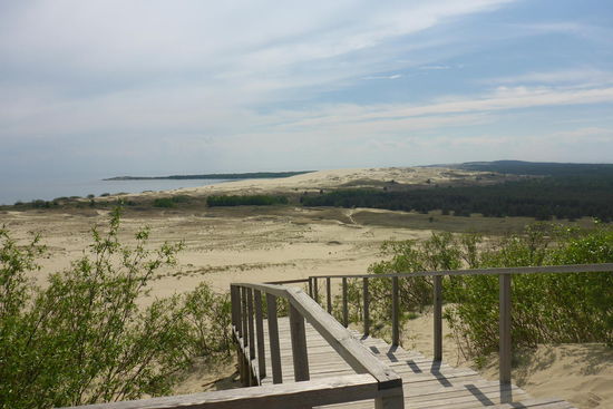 Blick auf den russischen Teil der Kurischen Nehrung